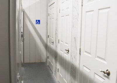 bathroom and shower facilities